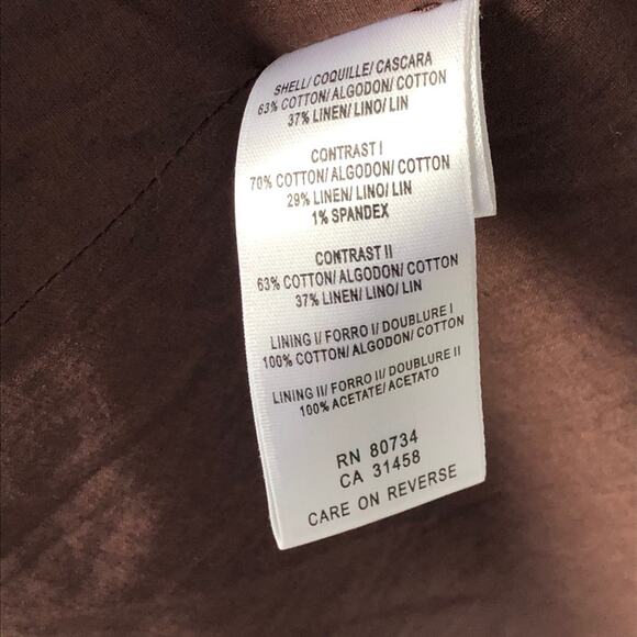 BCBGMAXAZRIA Burgundy Swing Coat XXS Self Tie Belt Retro Classic - Picture 15 of 15